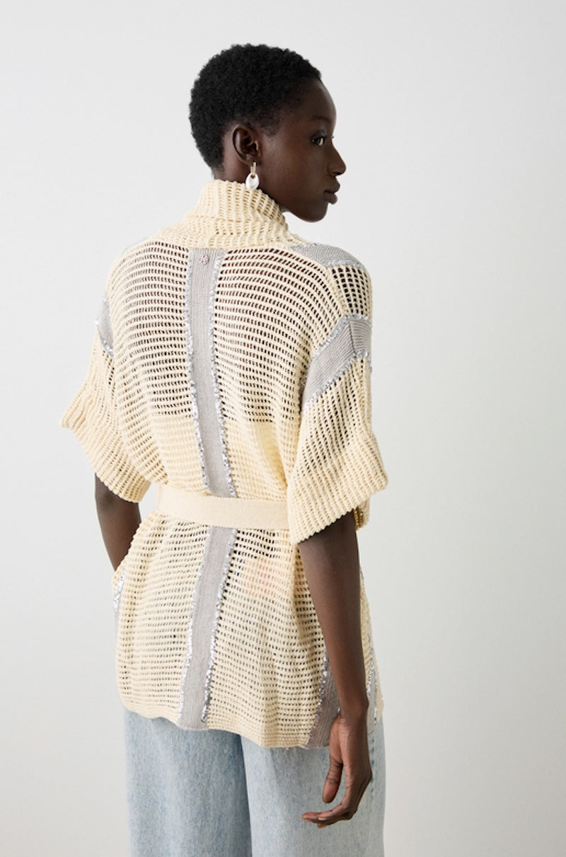 Cardigan ajourée BSB