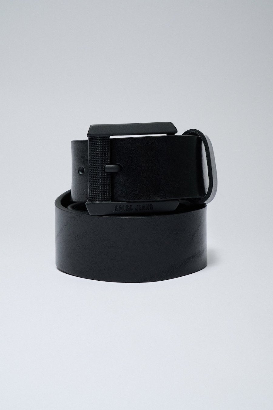 Ceinture homme en cuir noir