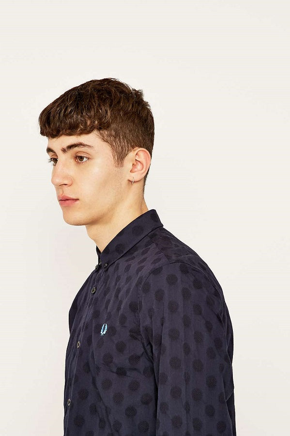 Chemise Fred Perry Jacquard Polka Dot