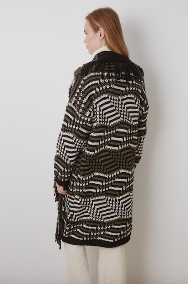 Gilet droit en maille BSB