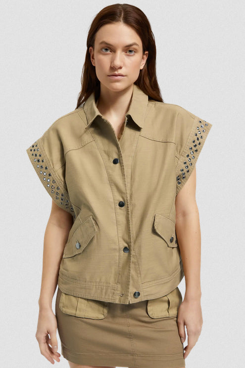 Gilet Scotch&Soda 177267 light army