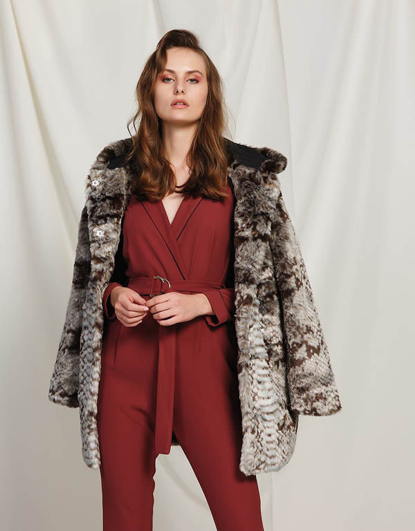 Manteau fausse fourrure BSB 042219004