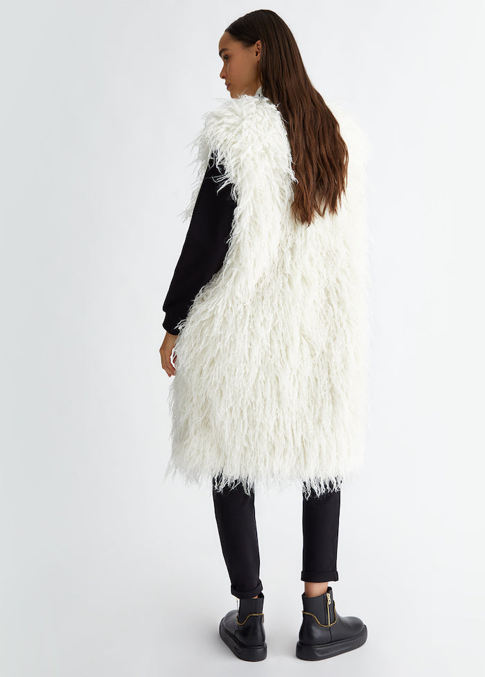 Maxi Gilet en imitation fourrure Liu Jo