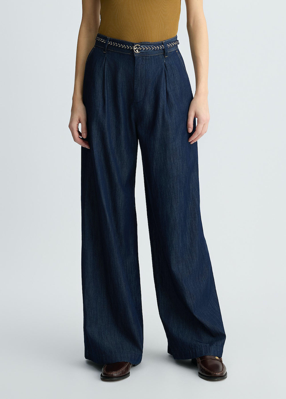 Pantalon en denim de coton Liu Jo