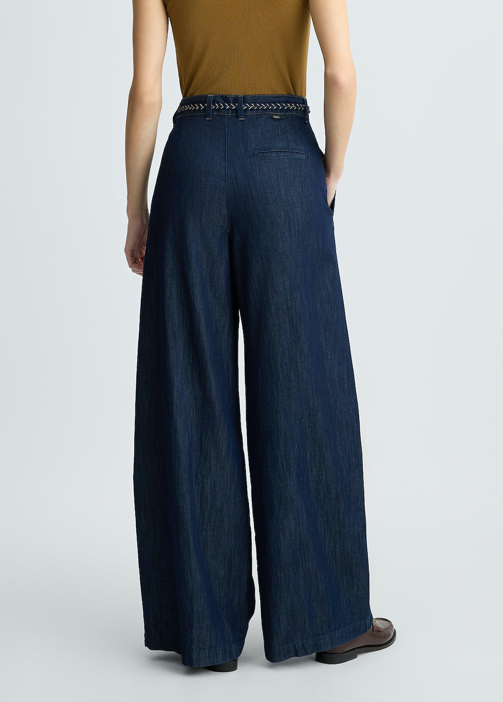 Pantalon en denim de coton Liu Jo