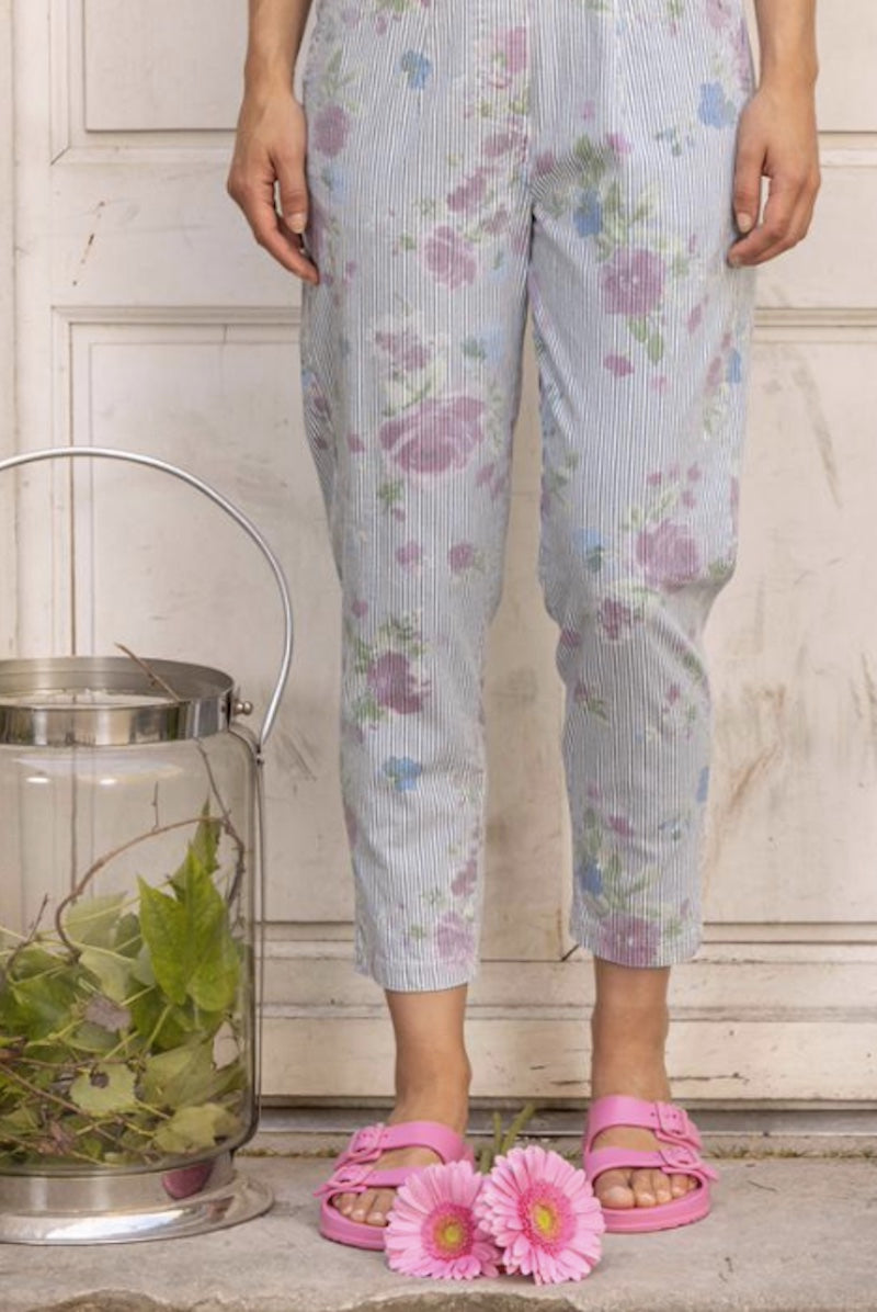 Pantalon rayé et imprimé O'MER