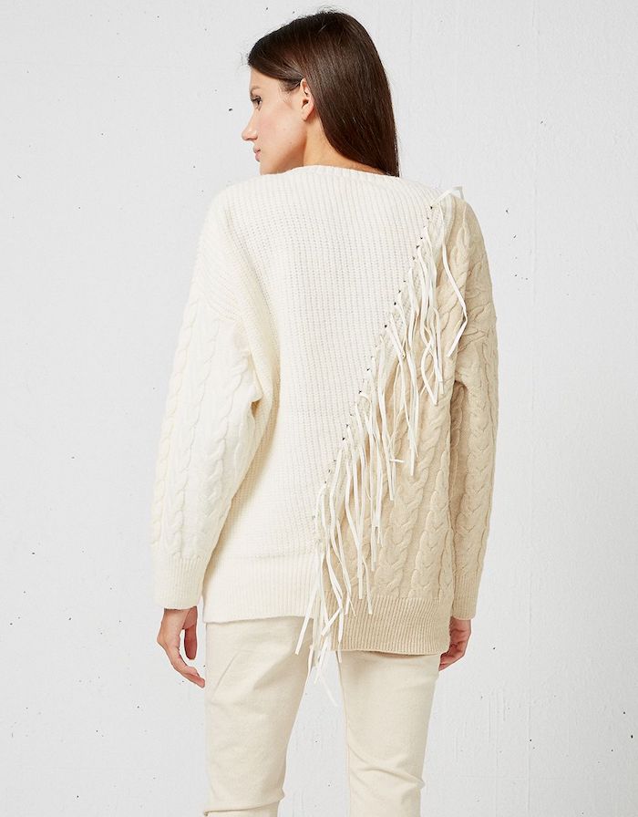 Pull avec franges BSB 046-260016