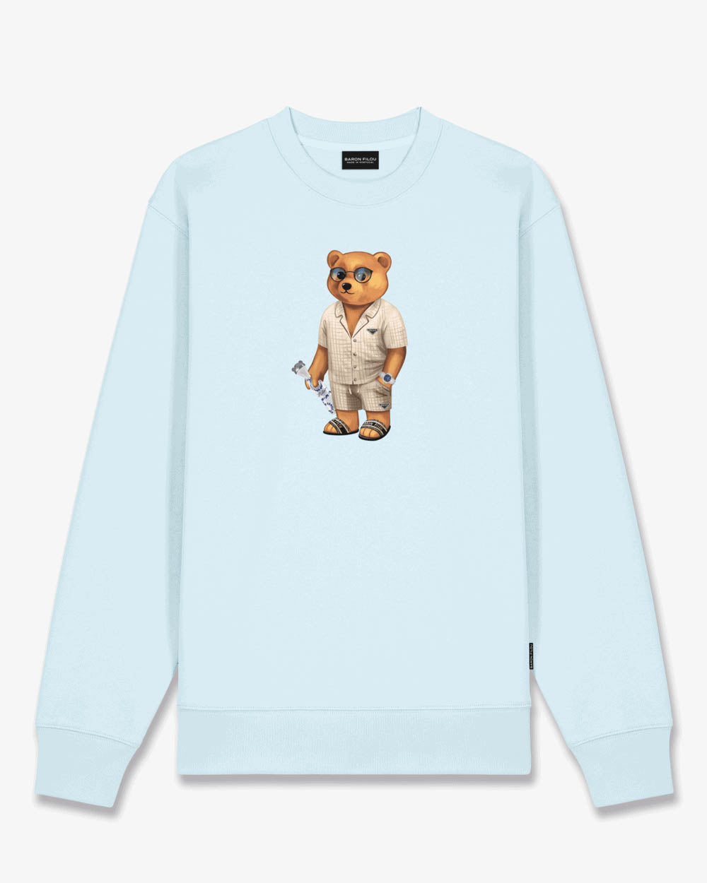 Pull Baron Filou CXIII sky blue