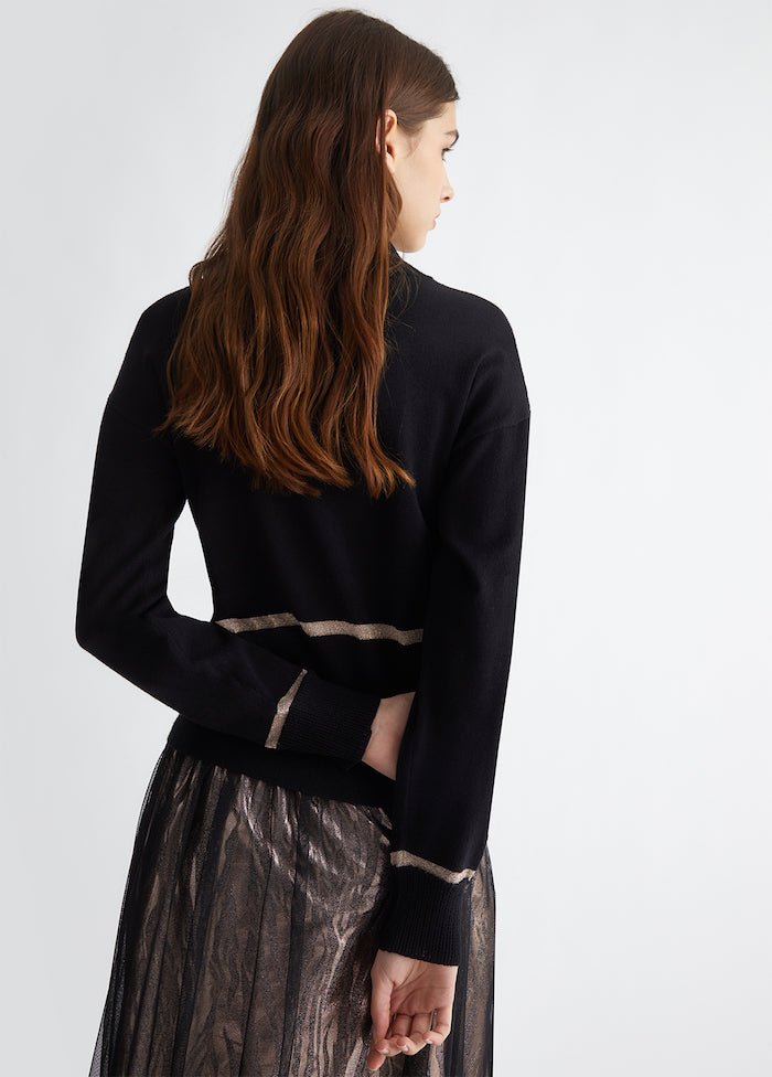 Pull en viscose et lurex Liu Jo