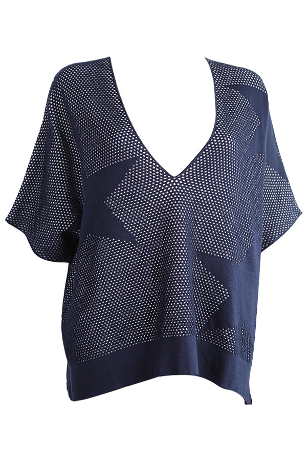 Pull gaufré étoilé la fée maraboutée