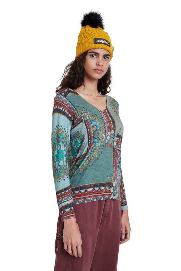 Pull imprimé Desigual 20WWJF74