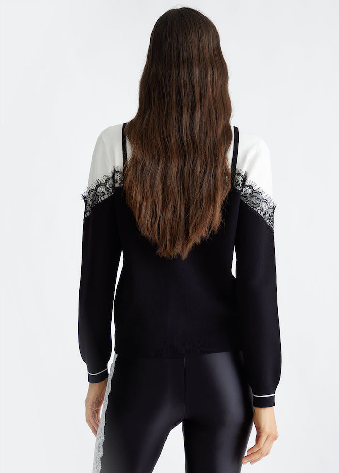 Pull trompe l'oeil Liu Jo