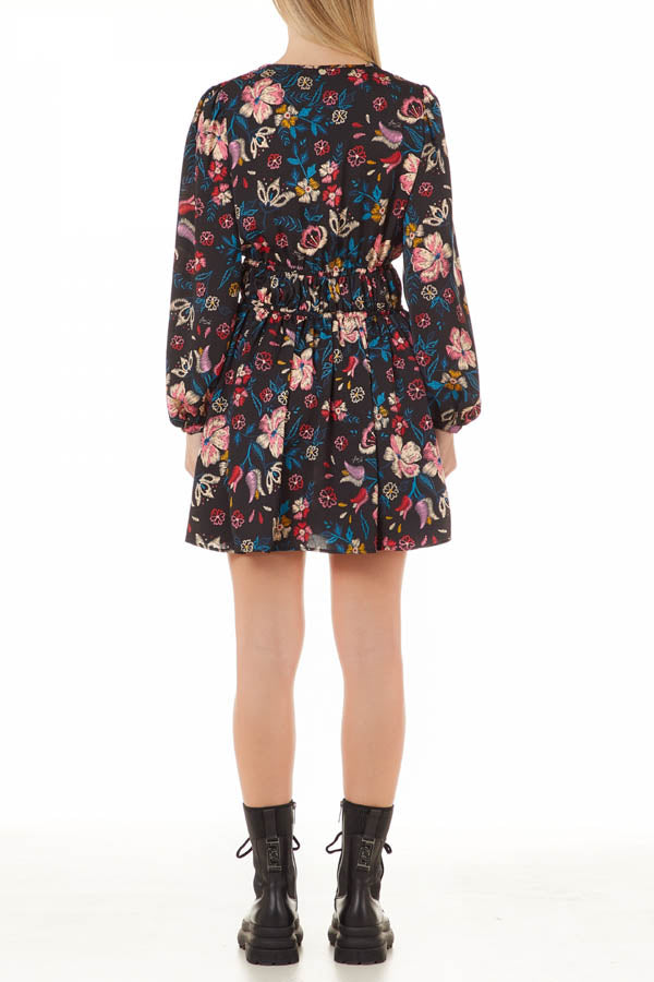 Robe fleurie à manches longues Liu Jo