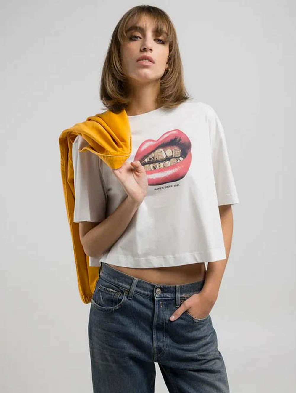 T shirt Replay M3410A blanc