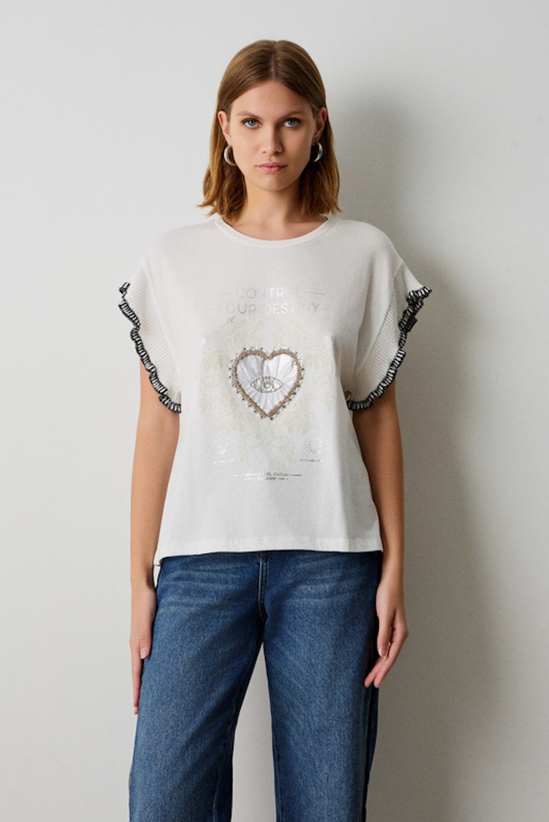 Tshirt manches bouffantes BSB