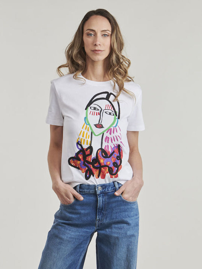 Tshirt visage Desigual