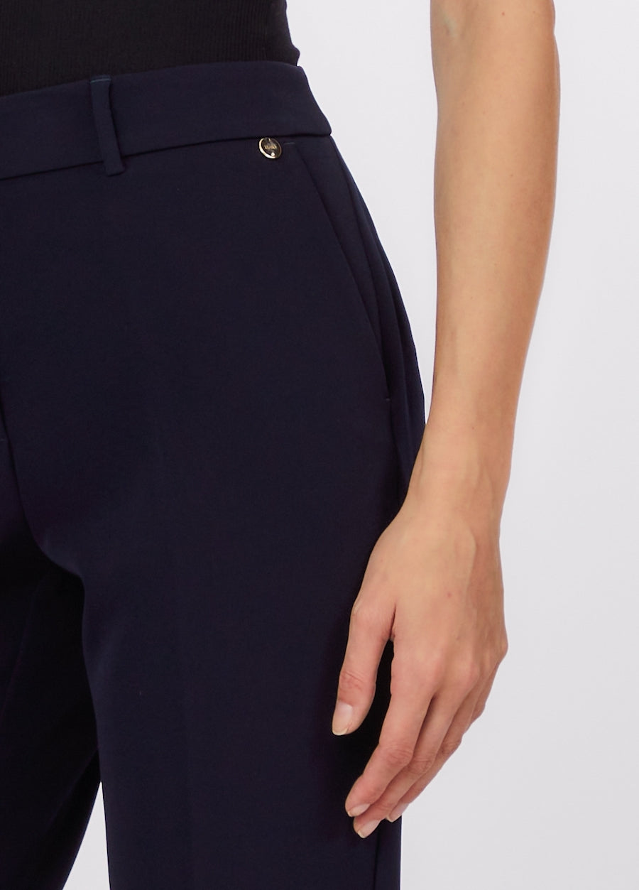 Pantalon cigarette Liu Jo bleu navy WA6110