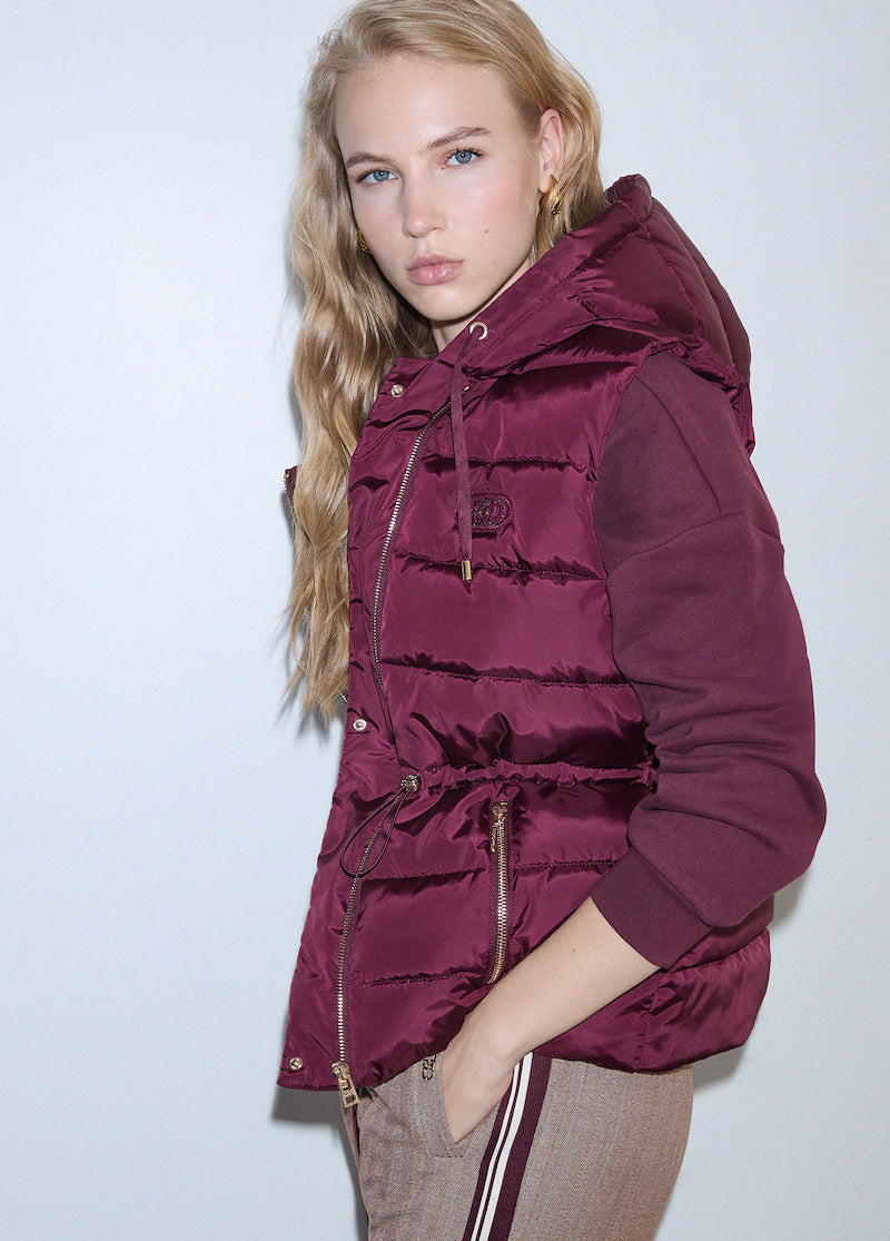 Gilet sans manches aubergine Liu jo